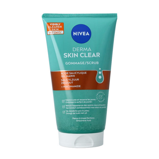 Nivea Derma skin clear scrub 150 Milliliter
