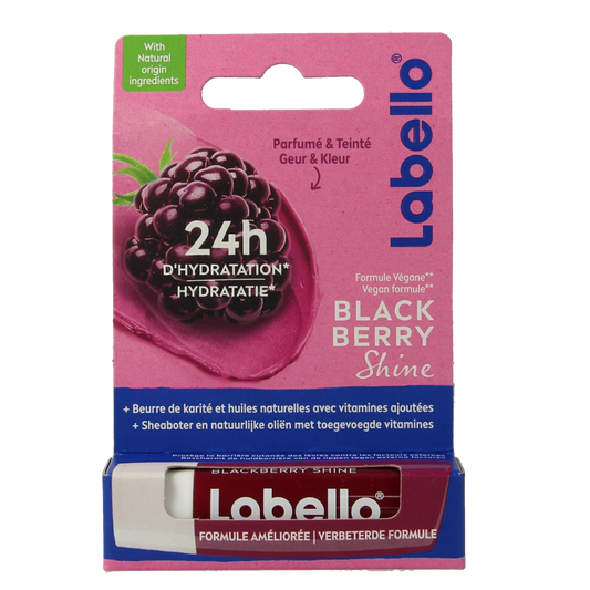 Labello Fruity shine blackberry 4.80 Gram