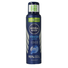 Nivea Men deodorant spray fresh active eco  125 Milliliter