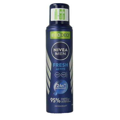 Nivea Men deodorant spray fresh active eco  125 Milliliter