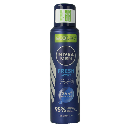 Nivea Men deodorant spray fresh active eco  125 Milliliter