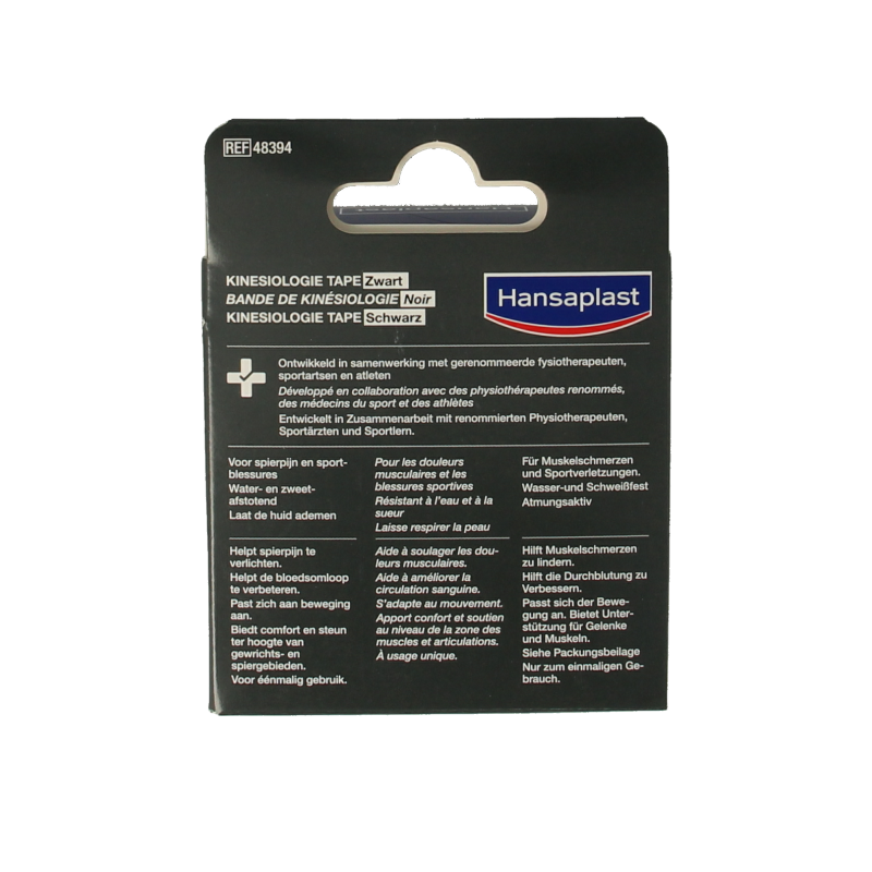 Hansaplast Kinesio tape zwart 1 Stuks