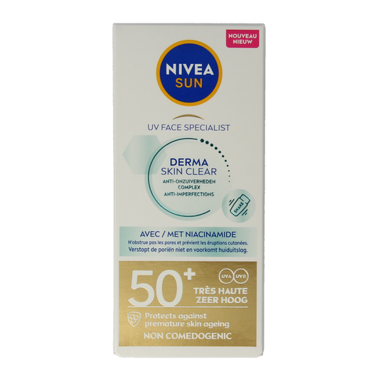 Nivea Sun face blemish control SPF50+ 40.00 Milliliter