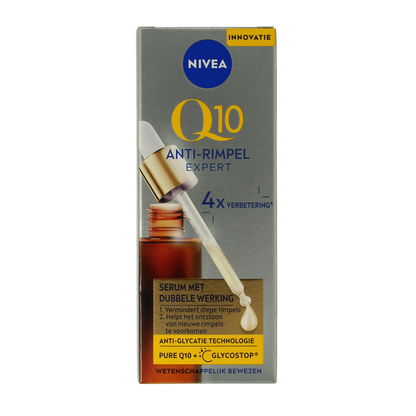 Nivea Q10 serum dual action anti rimpel 30.00 Milliliter
