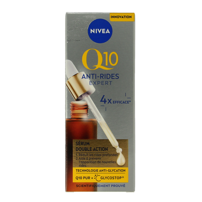 Nivea Q10 serum dual action anti rimpel 30.00 Milliliter