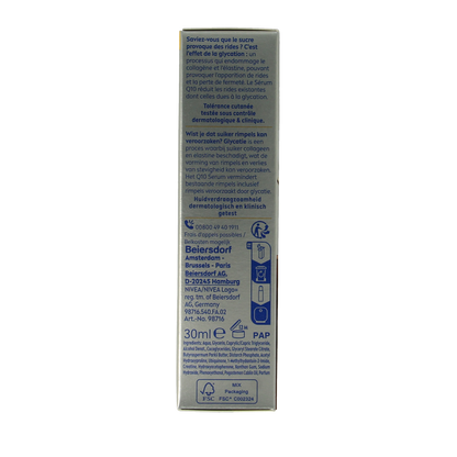 Nivea Q10 serum dual action anti rimpel 30.00 Milliliter