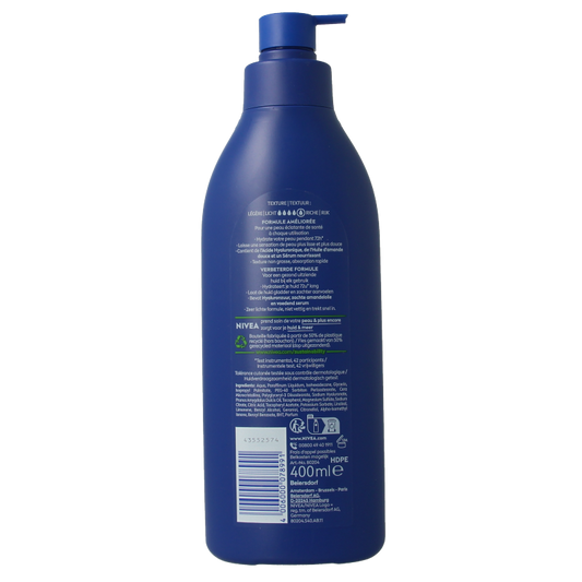 Nivea Verzorgende milk met pomp 400 Milliliter