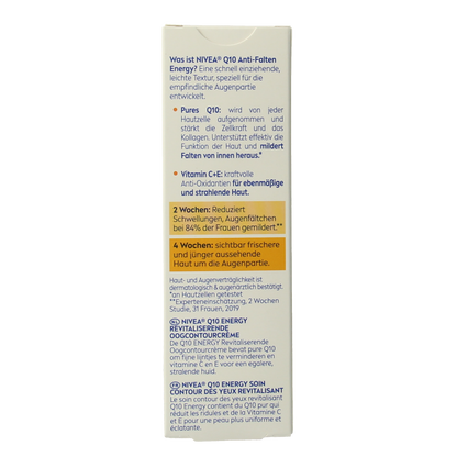 Nivea Oogcontourcreme  Q10 power energy 14.00 Milliliter