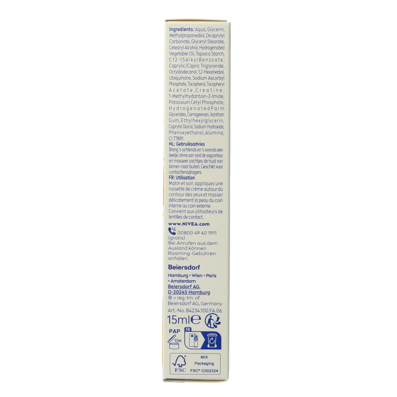 Nivea Oogcontourcreme  Q10 power energy 14 Milliliter