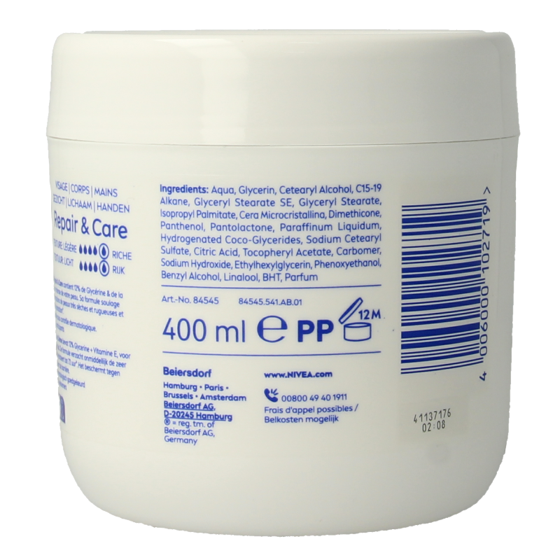 Nivea Bodycreme repair & care intens 400 Milliliter