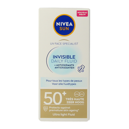 Nivea Sun face daily fluid SPF50+ 40.00 Milliliter