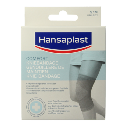 Hansaplast Sport kniebandage S/M 1.00 Stuks