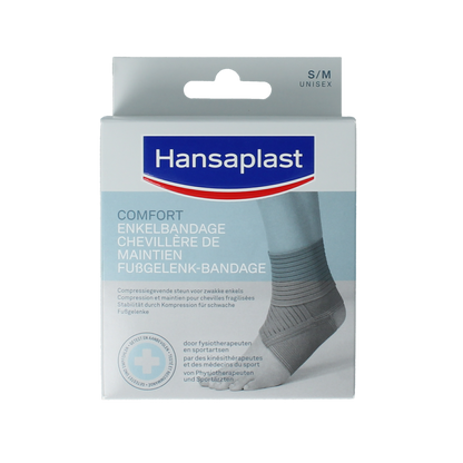 Hansaplast Sport enkel bandage S/M 1.00 Stuks