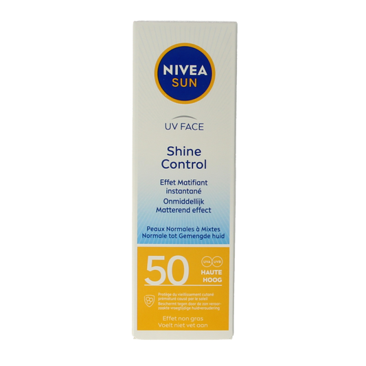 Nivea Sun uv face shine control SPF50 50 Milliliter