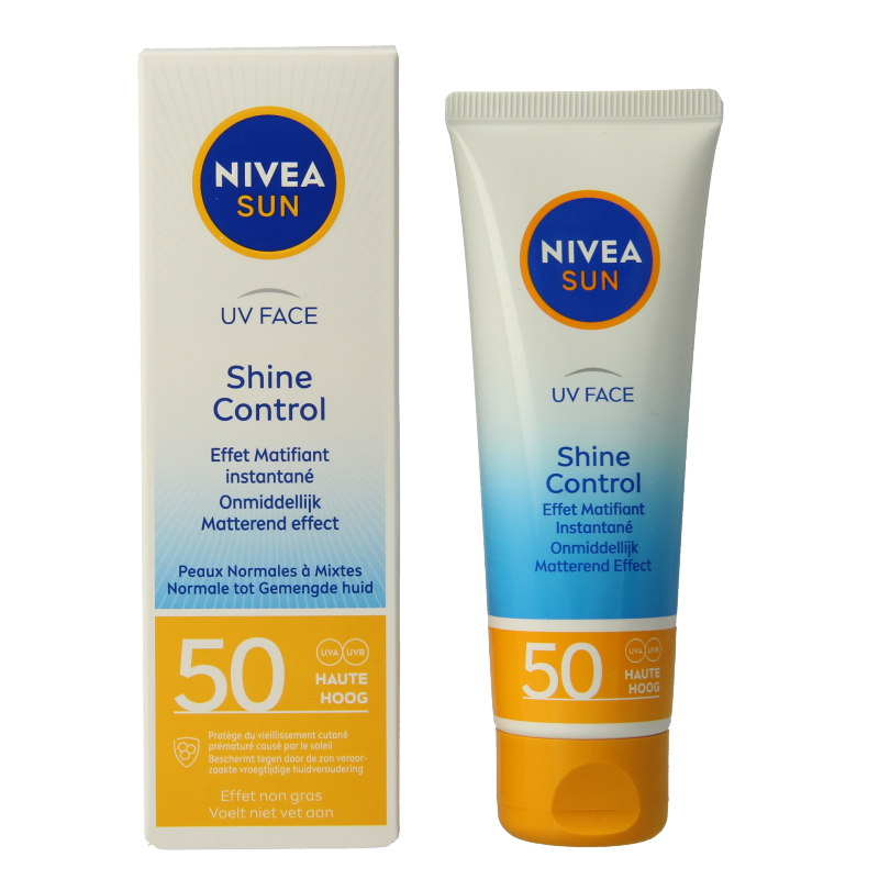 Nivea Sun uv face shine control SPF50 50 Milliliter