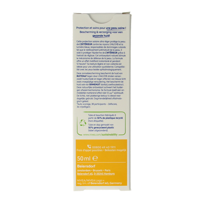 Nivea Sun uv face shine control SPF50 50 Milliliter