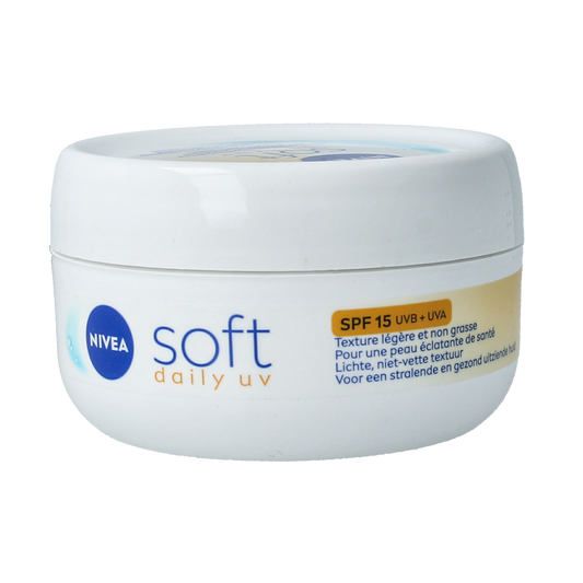 Nivea Bodycreme soft daily UV SPF15 200.00 Milliliter