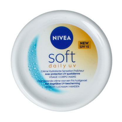 Nivea Bodycreme soft daily UV SPF15 200.00 Milliliter
