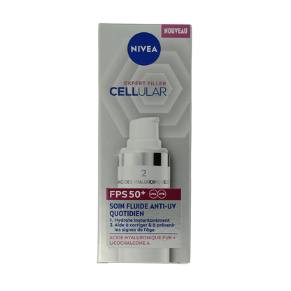Nivea Hyaluron cellular expert filler day fluid SPF50 30.00 Milliliter