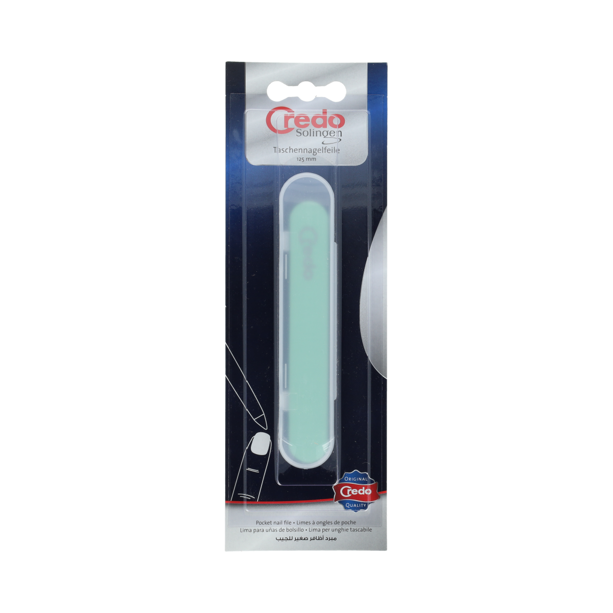 Credo Tasnagelvijl in etui 125mm 1.00 Stuks