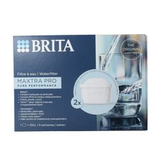 Brita Waterfilterpatroon maxtra pro all-in-1 2-pack 2.00 Stuks