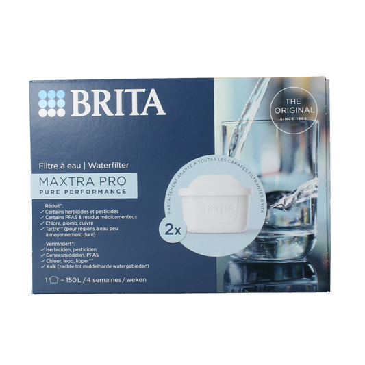Brita Waterfilterpatroon maxtra pro all-in-1 2-pack 2 Stuks