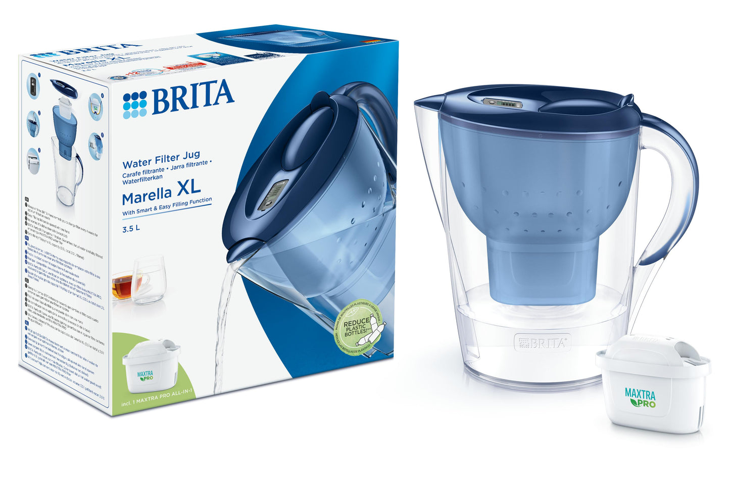 Brita Waterfilterkan Marella XL blue 1 Set