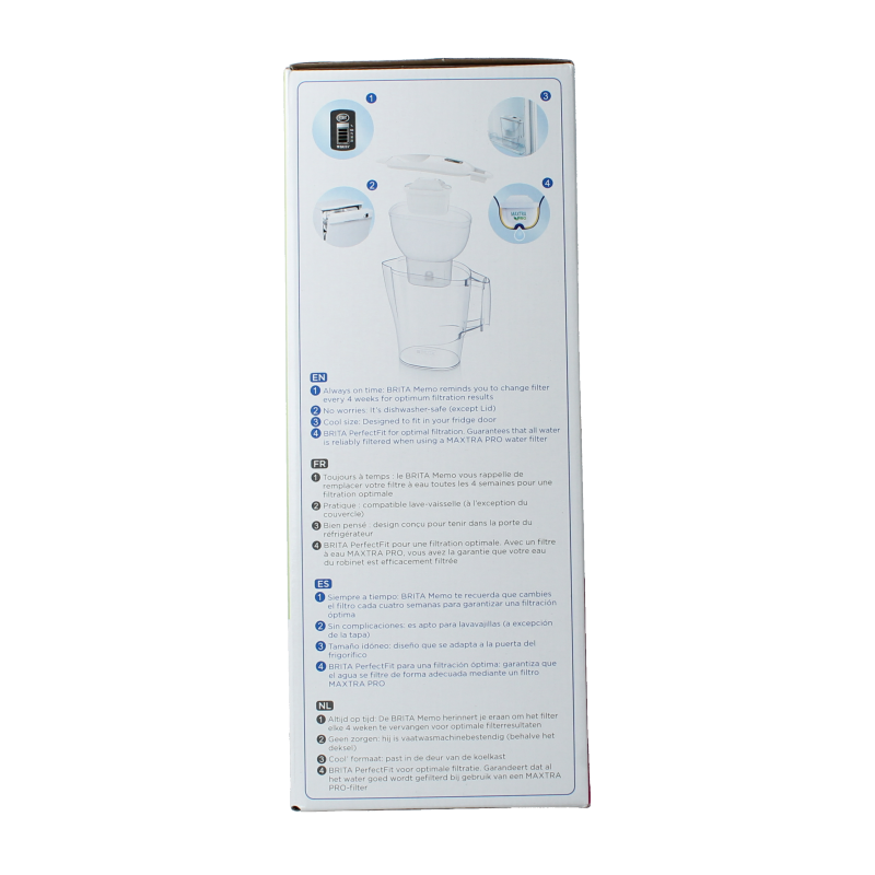 Brita Waterfilterbundel aluna cool white+2 maxtra filter 1 Stuks
