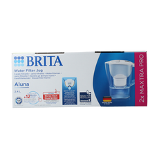 Brita Waterfilterbundel aluna cool white+2 maxtra filter 1 Stuks