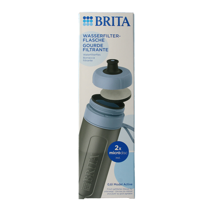 Brita BRITA waterfilterfles Active darkblue 3.00 Stuks