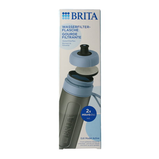 Brita Waterfles active donkerblauw 1.00 Stuks