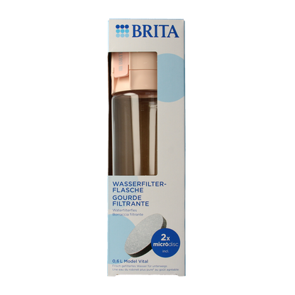 Brita BRITA waterfilterfles apricot 3.00 Stuks