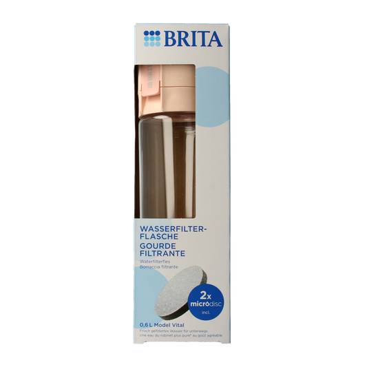 Brita Waterfles vital apricot 1 Stuks
