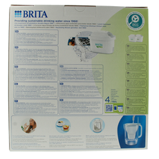 Brita Waterfilterbundel cool powder blue + 3 filters 1.00 Stuks