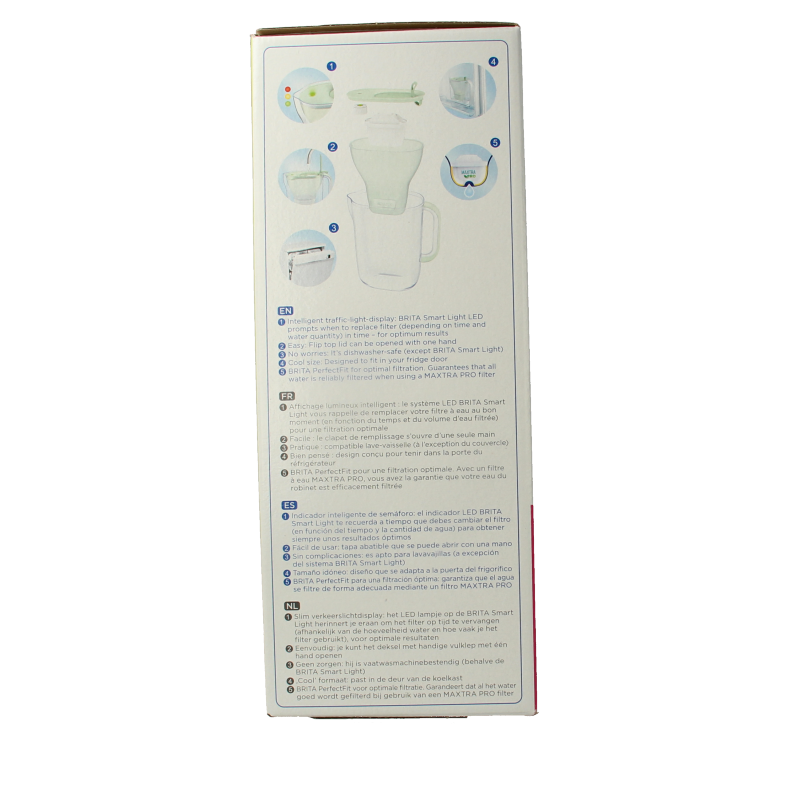 Brita Waterfilterbundel cool powder green + 3 filters 1 Stuks