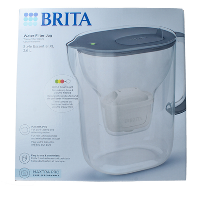 Brita BRITA waterfilterkan Style Essential XL stone blue 1.00 Stuks