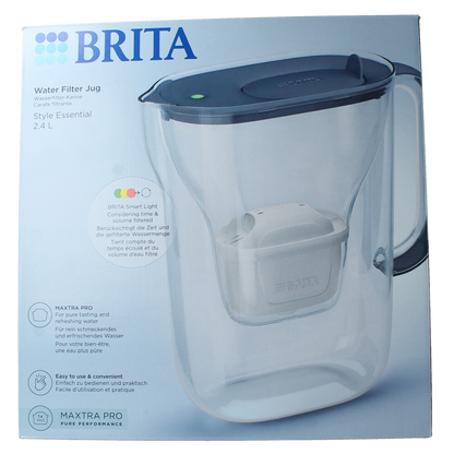 Brita Waterfilterkan Style Essential Cool stone blue 1.00 Stuks