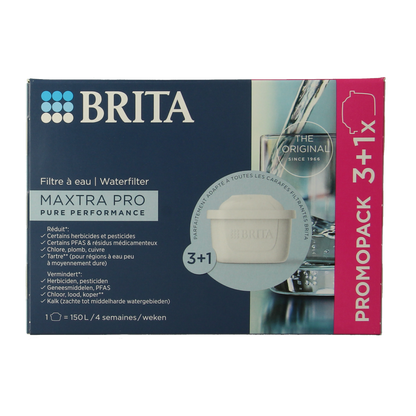 Brita Waterfilterpatroon MAXTRA PRO Pure Performance 3+1 4.00 Stuks