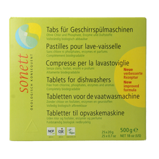 Sonett Vaatwasmachine tablet 25.00 Stuks