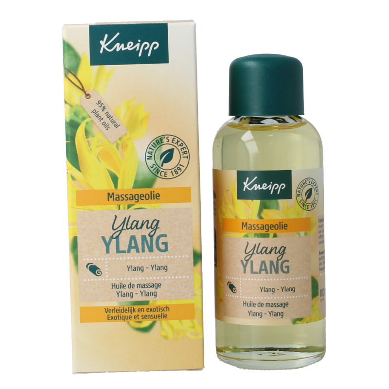 Kneipp Soft touch massageolie ylang ylang 100 Milliliter