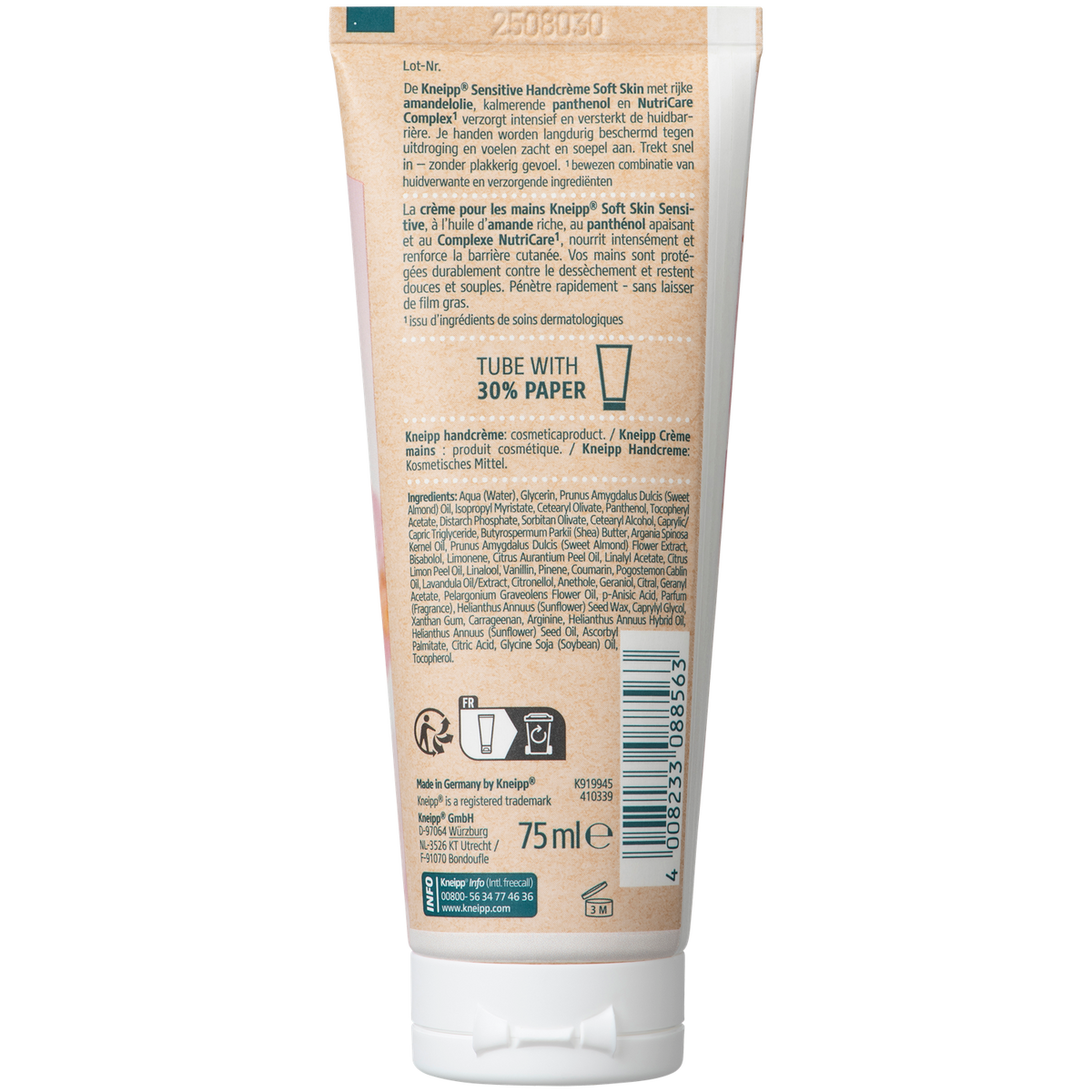 Kneipp Handcrème Soft Skin 75.00 Milliliter