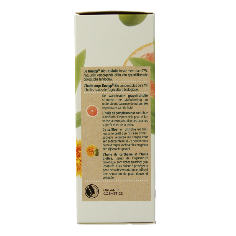 Kneipp Bio body oil huidolie grapefruit olijf saffloer 100 Milliliter