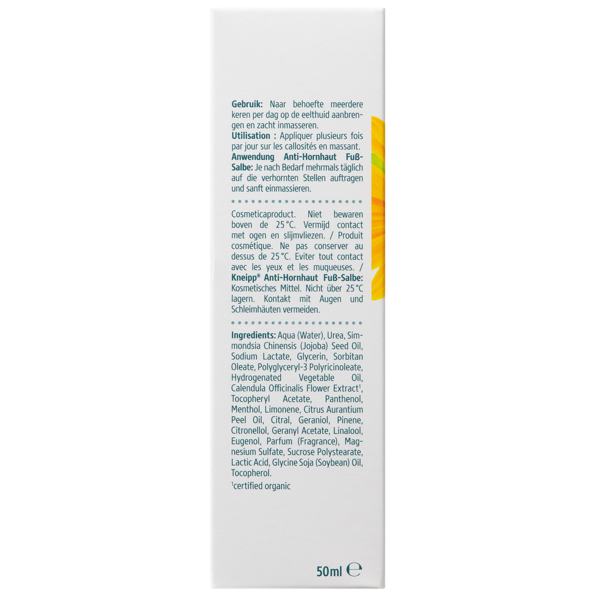 Kneipp Eeltcrème 50.00 Milliliter