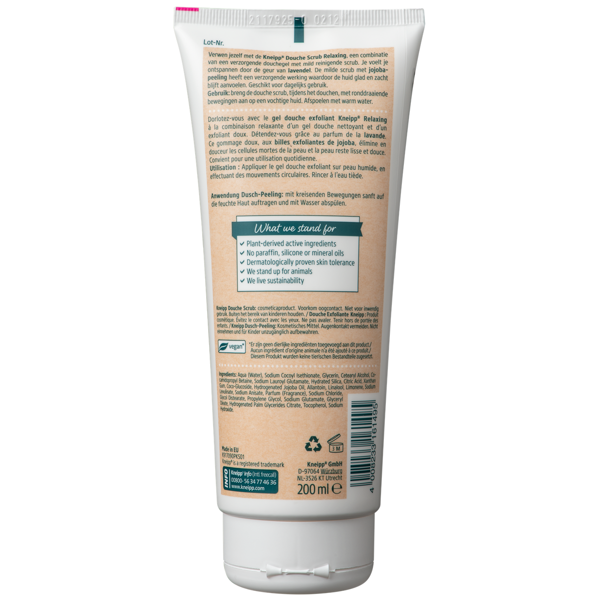 Kneipp Douche scrub Relaxing 200.00 Milliliter