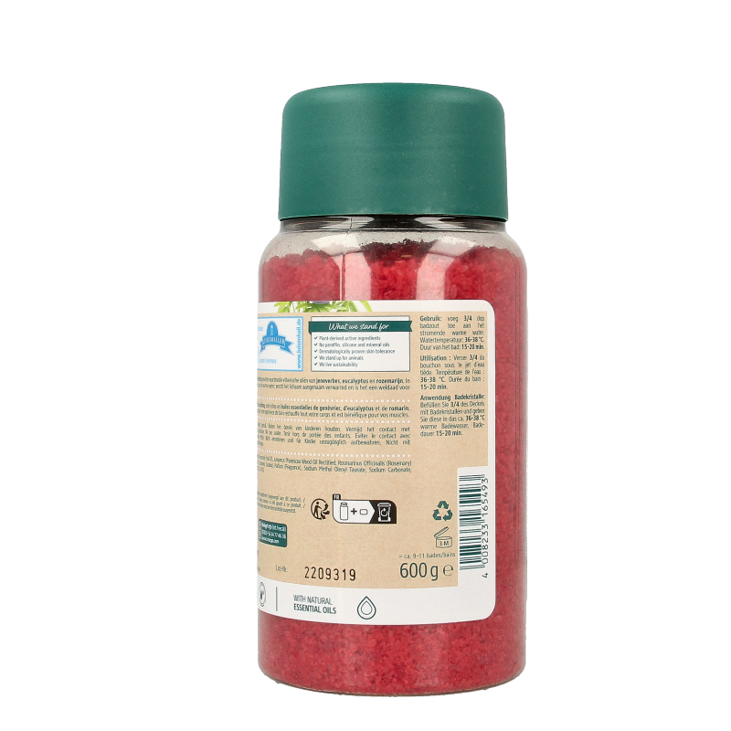 Kneipp Muscle soothing badkristallen jeneverbes 600 Gram