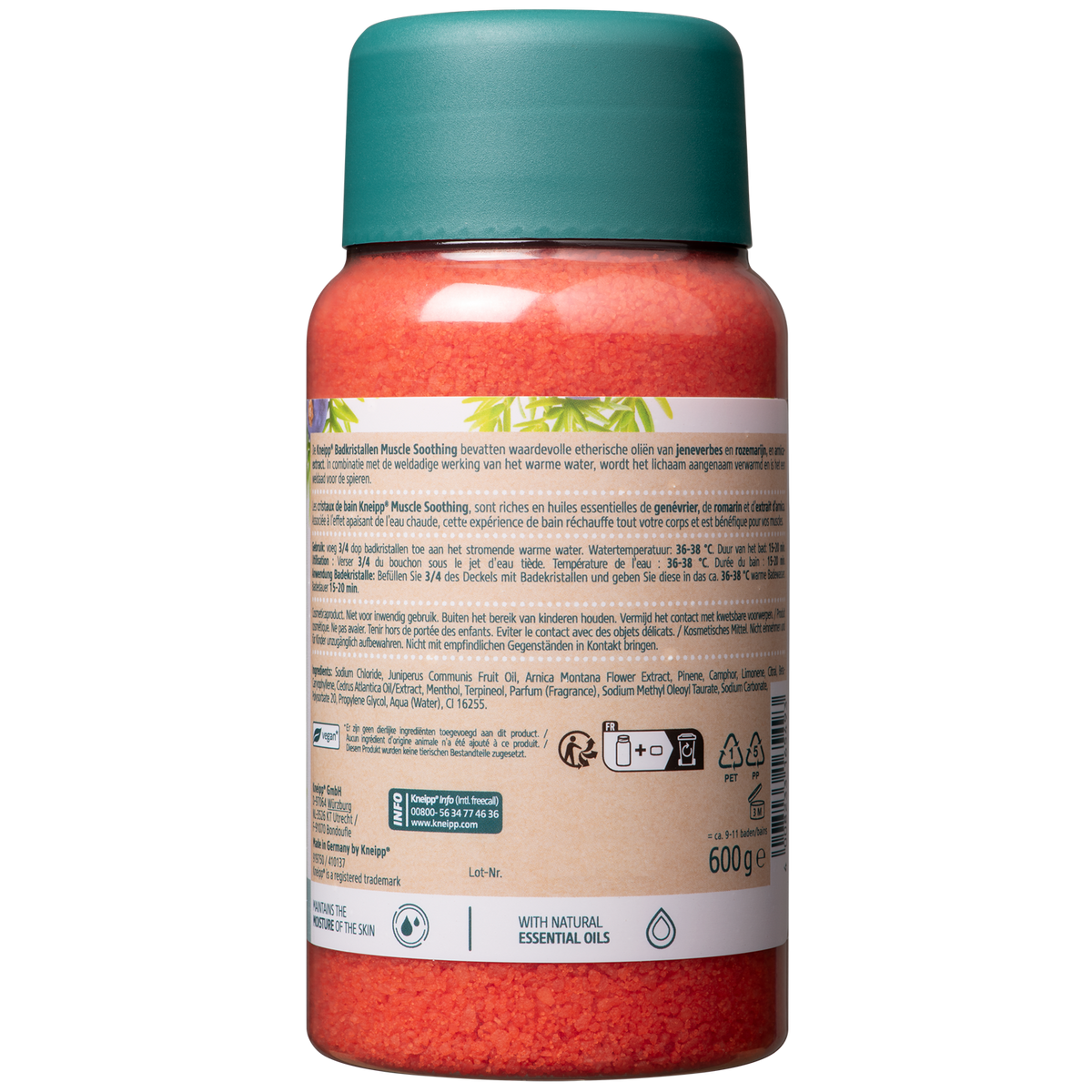 Kneipp Badkristallen Muscle Soothing 600.00 Gram