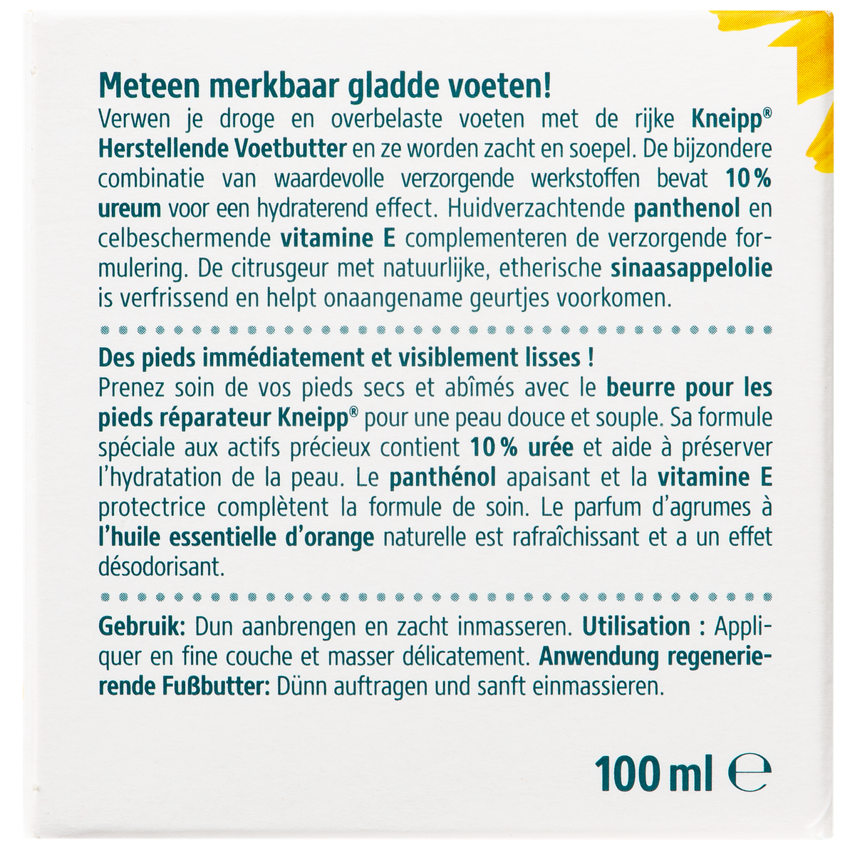 Kneipp Voetbutter 100.00 Milliliter