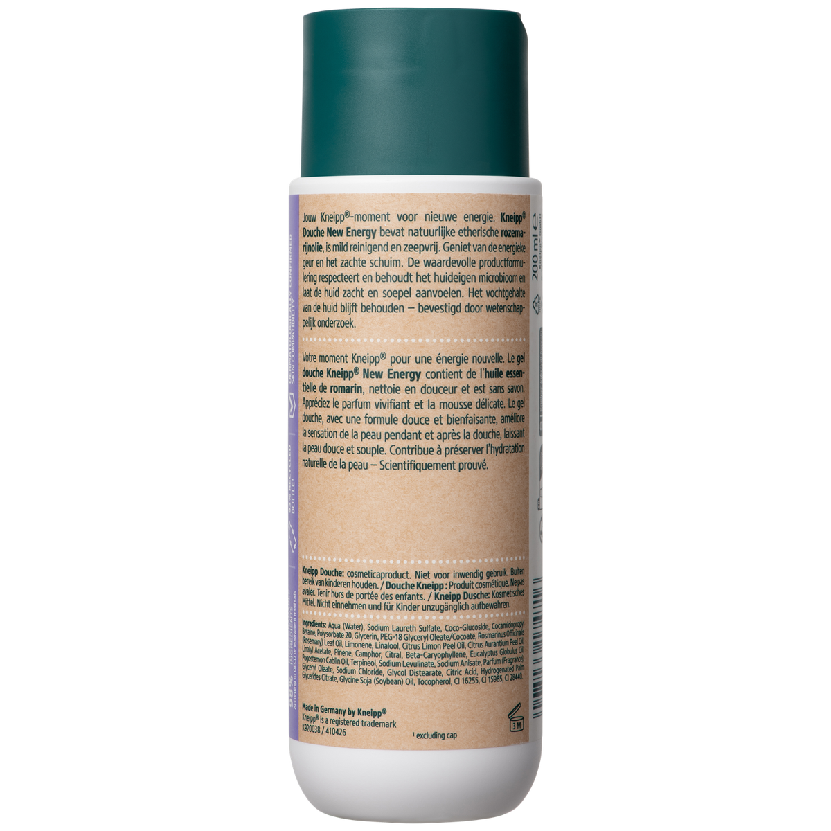 Kneipp Douchegel New Energy 200.00 Milliliter