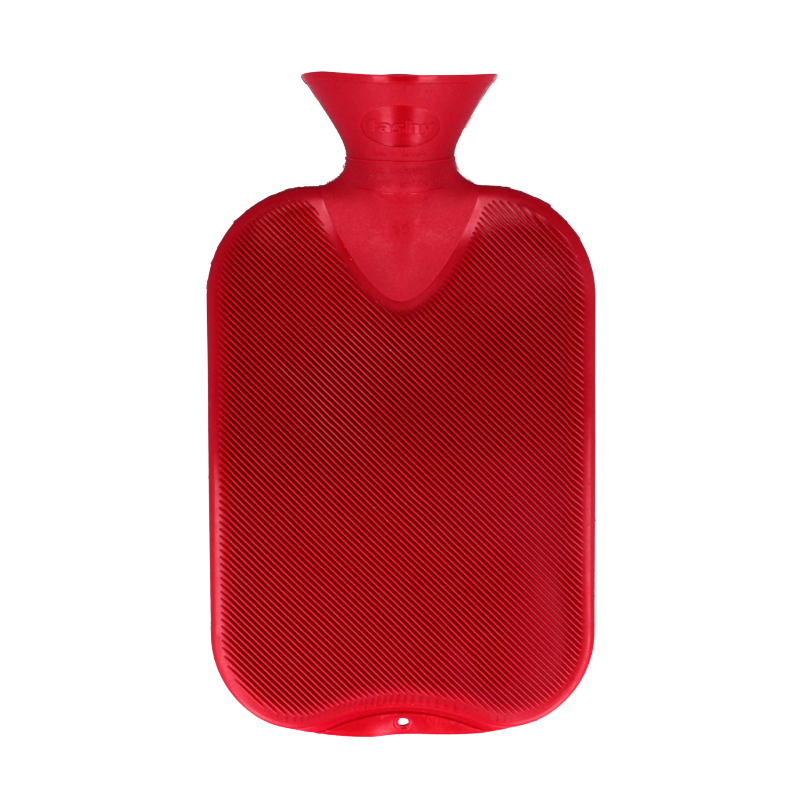 Fashy Kruik warm water zak cranberry dubbele rib 2 Liter