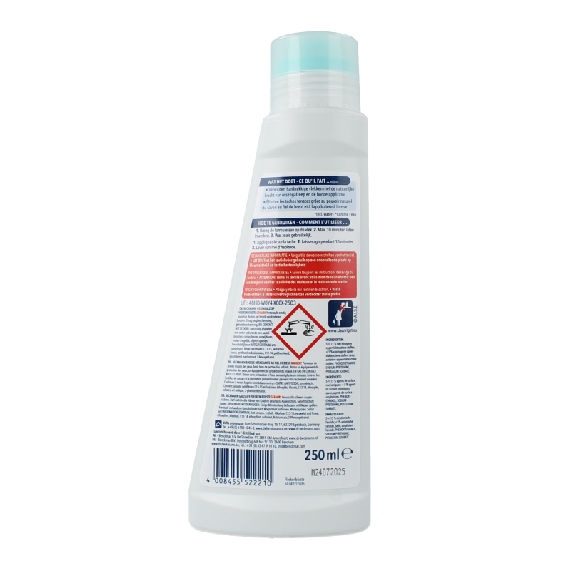 Dr.Beckmann Prewash vloeibaar borstel 250 Milliliter